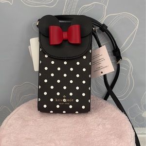 Kate Spade New York Disney Minnie Mouse North South Flap Phone Crossbody